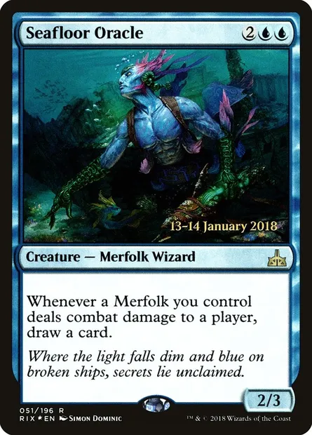 Seafloor Oracle, Magic card PRIX 51s — Rivals of Ixalan Promos set