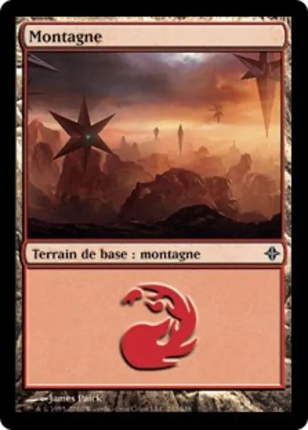 Montagne, carte Magic ROE 242 — extension L'ascension des Eldrazi
