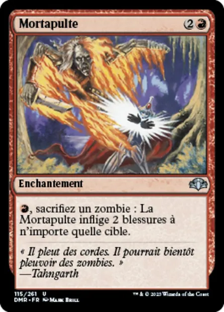 Mortapulte, carte Magic DMR 115 — extension Dominaria Remastered