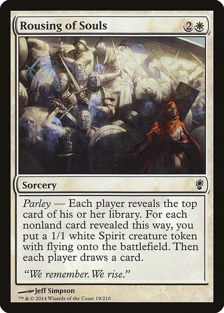 Rousing of Souls, carte Magic CNS 19 — extension Conspiration