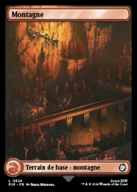 Montagne, carte Magic PIP 324 — extension Fallout