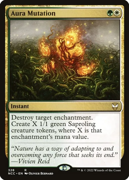 Aura Mutation, Magic card NCC 328 — New Capenna Commander set