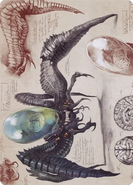 Psychosis Crawler // Psychosis Crawler, carte Magic ABRO 73 — extension The Brothers' War Art Series