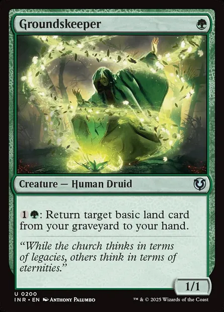 Groundskeeper, Magic card INR 200 — Innistrad Remastered set