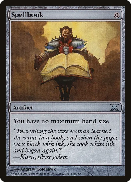 Spellbook, Magic card 10E 343 — Tenth Edition set