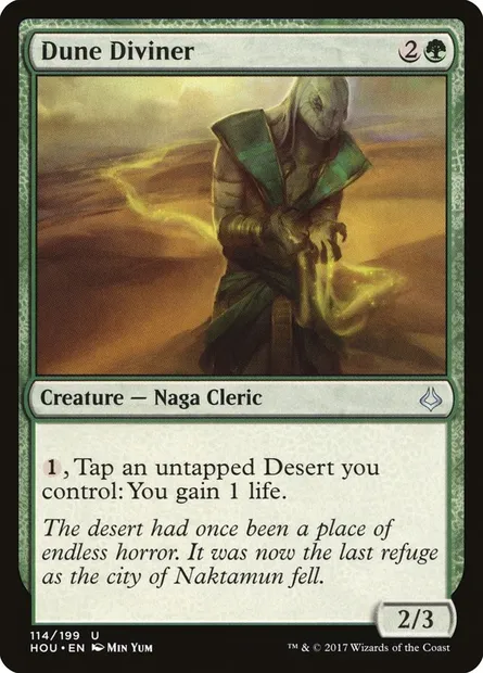 Dune Diviner, Magic card HOU 114 — Hour of Devastation set