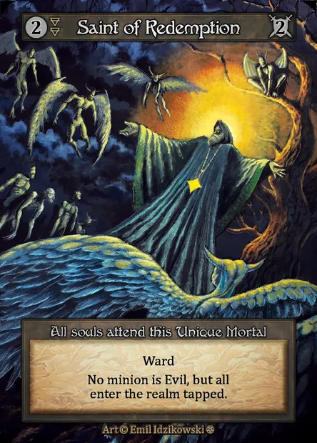 Saint of Redemption, Sorcery card GOT 161 — Gothic set