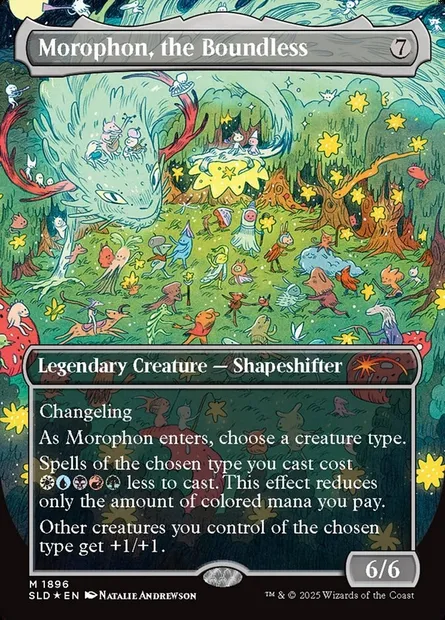 Morophon, the Boundless, Magic card SLD 1896 — Secret Lair Drop set