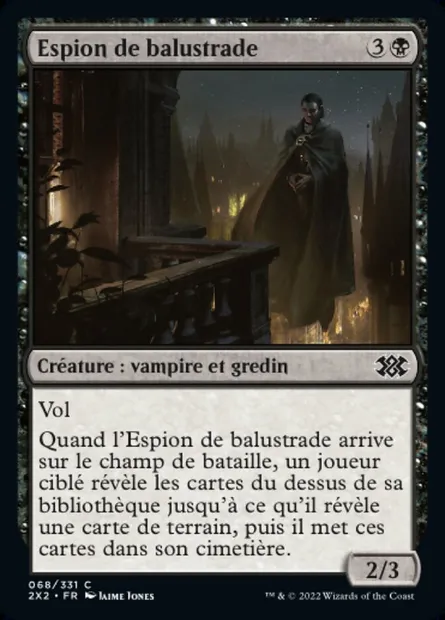 Espion de balustrade, carte Magic 2X2 68 — extension Double Masters 2022