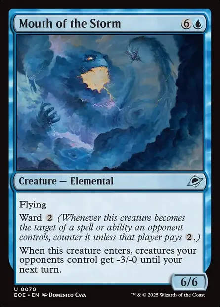Mouth of the Storm, Magic card EOE 70 — Edge of Eternities set