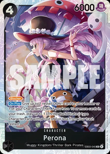 Perona, One Piece card EB03-045 — ONE PIECE HEROINES EDITION set
