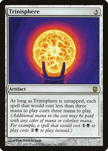 Trinisphere, Magic card DST 154 — Darksteel set