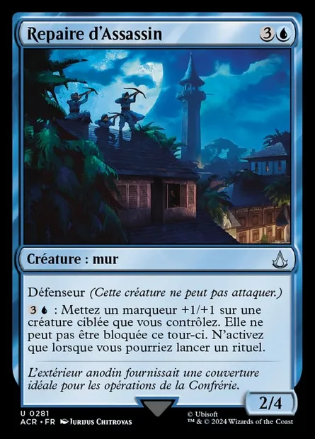 Repaire d'Assassin, carte Magic ACR 281 — extension Assassin's Creed