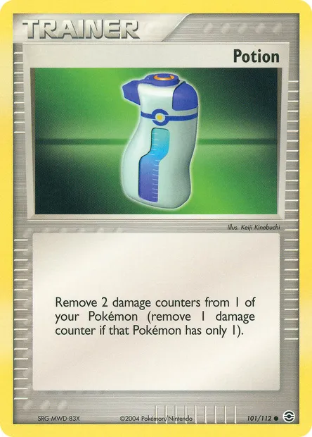 Potion, Pokémon card RG 101 — FireRed & LeafGreen set