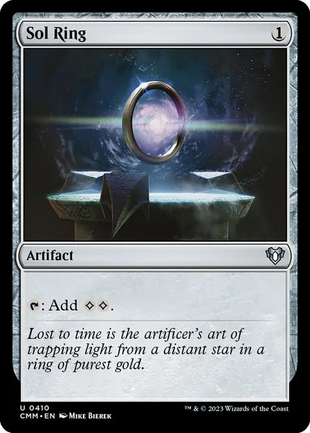 Sol Ring, Magic card CMM 410 — Commander Masters set