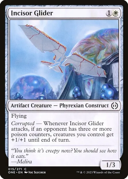 Incisor Glider, Magic card ONE 15 — Phyrexia: All Will Be One set