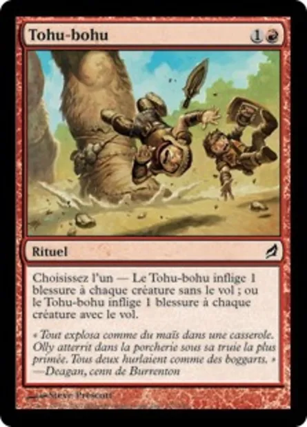 Tohu-bohu, carte Magic LRW 177 — extension Lorwyn