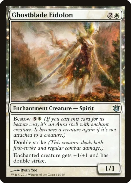 Ghostblade Eidolon, Magic card BNG 12 — Born of the Gods set