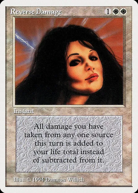 Reverse Damage, Magic card SUM 35 — Summer Magic / Edgar set