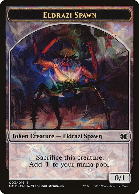 Eldrazi Spawn, carte Magic TMM2 3 — extension Modern Masters 2015 Tokens