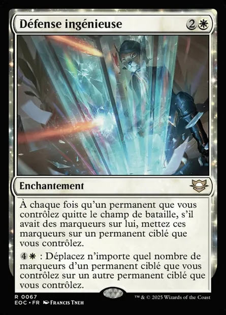 Défense ingénieuse, carte Magic EOC 67 — extension Edge of Eternities Commander