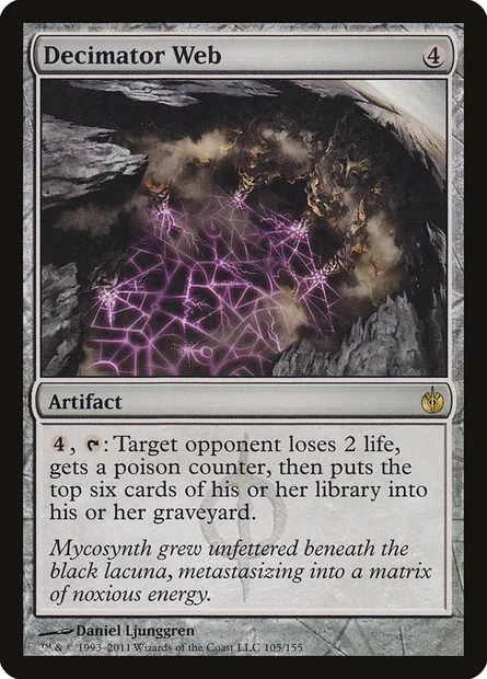 Decimator Web, Magic card MBS 105 — Mirrodin Besieged set