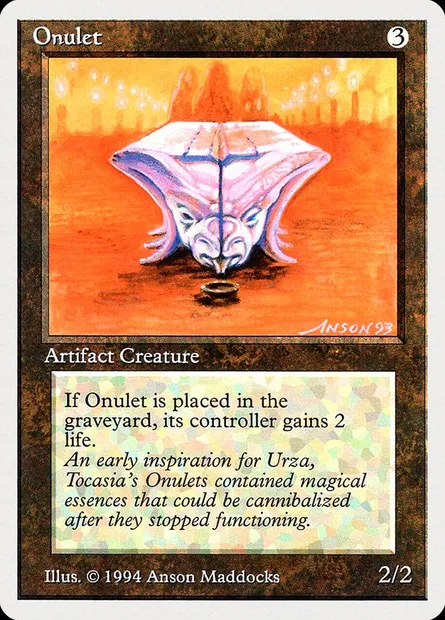 Onulet, Magic card SUM 269 — Summer Magic / Edgar set
