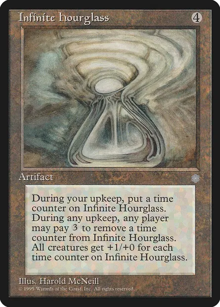 Infinite Hourglass, Magic card ICE 323 — Ice Age set
