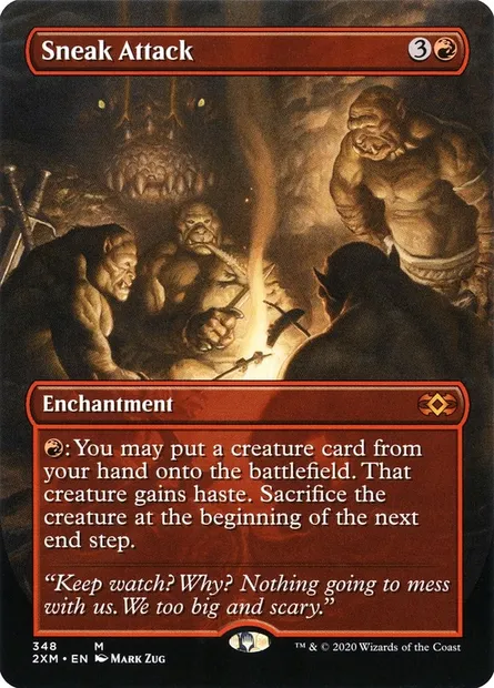 Sneak Attack, Magic card 2XM 348 — Double Masters set