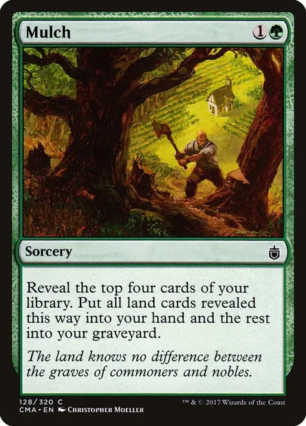 Paillis, carte Magic CMA 128 — extension Commander Anthology