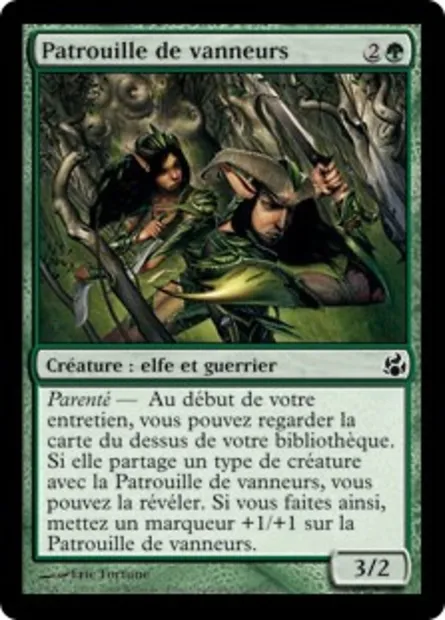 Patrouille de vanneurs, carte Magic MOR 139 — extension Leveciel