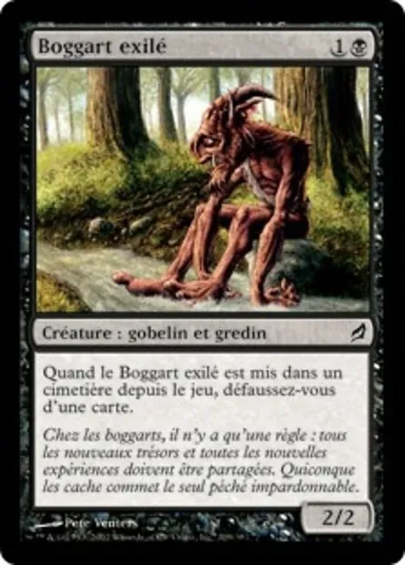 Boggart exilé, carte Magic LRW 109 — extension Lorwyn