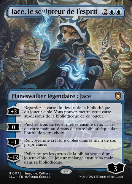 Jace, le sculpteur de l'esprit, carte Magic BLC 75 — extension Bloomburrow Commander
