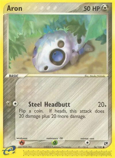 Aron, Pokémon card SS 56 — Sandstorm set