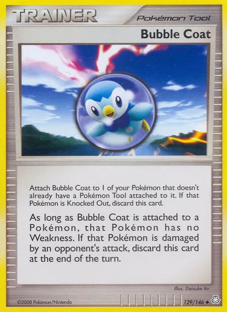 Bubble Coat, Pokémon card LA 129 — Legends Awakened set
