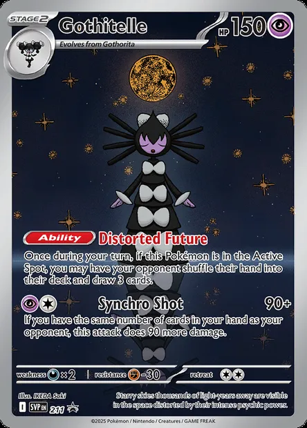 Gothitelle, Pokémon card PR-SV 211 — SVP Black Star Promos set