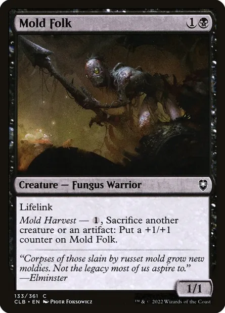 Mold Folk, Magic card CLB 133 — Commander Legends: Battle for Baldur's Gate set