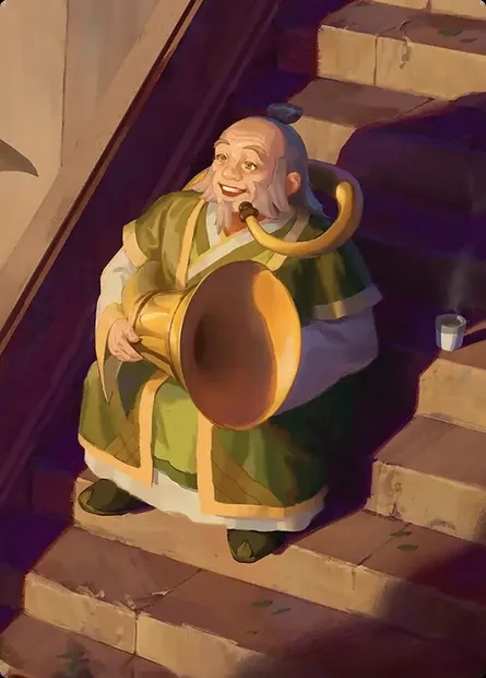 Uncle's Musings // Uncle's Musings, carte Magic ATLE 12 — extension Avatar: the Last Airbender Eternal Art Series