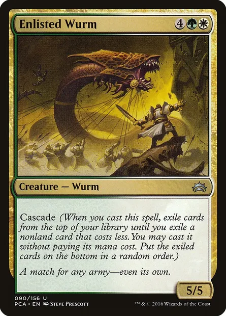 Guivre conscrite, carte Magic PCA 90 — extension Planechase Anthology