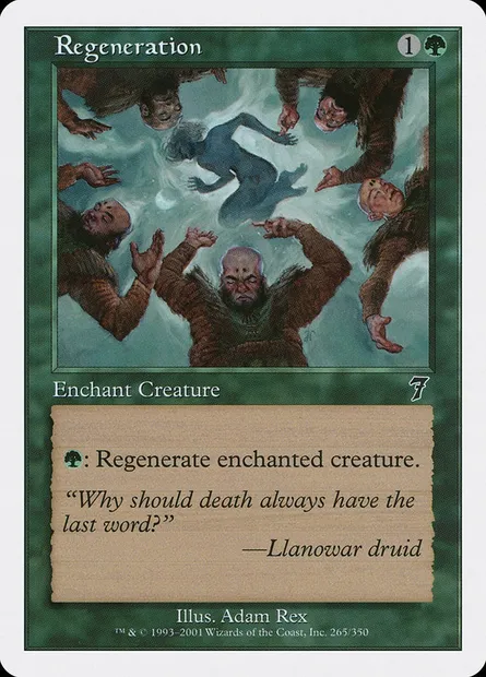 Regeneration, Magic card 7ED 265 — Seventh Edition set