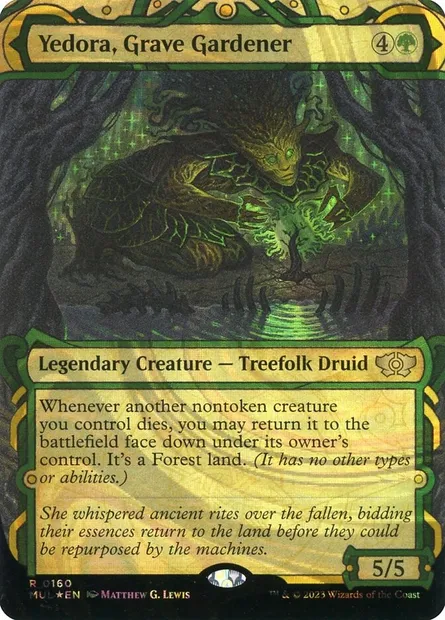 Yedora, Grave Gardener, Magic card MUL 160 — Multiverse Legends set