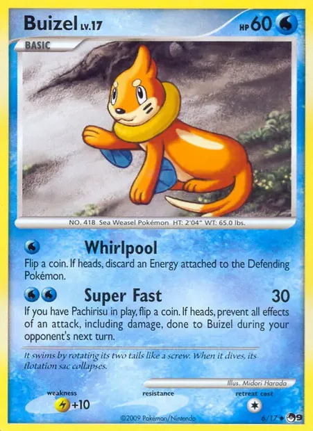Mustébouée, carte Pokémon P9 6 — extension POP Série 9