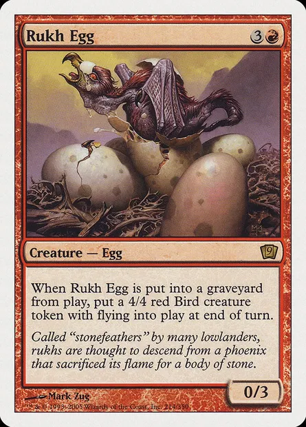 Rukh Egg, Magic card 9ED 214 — Ninth Edition set