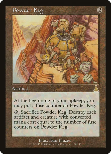 Powder Keg, Magic card UDS 136 — Urza's Destiny set
