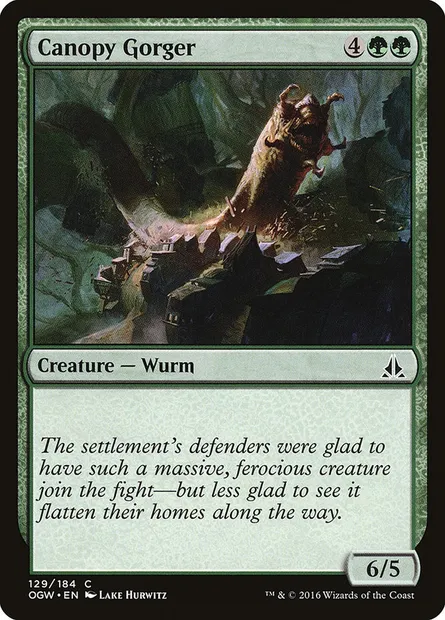 Canopy Gorger, Magic card OGW 129 — Oath of the Gatewatch set