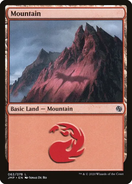 Mountain, Magic card JMP 62 — Jumpstart set
