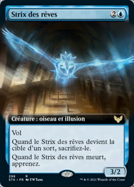 Strix des rêves, carte Magic STX 296 — extension Strixhaven: l'Académie des Mages
