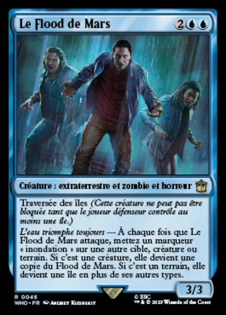 Le Flood de Mars, carte Magic WHO 45 — extension Doctor Who
