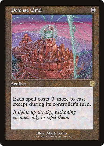 Defense Grid, Magic card BRR 13 — The Brothers' War Retro Artifacts set