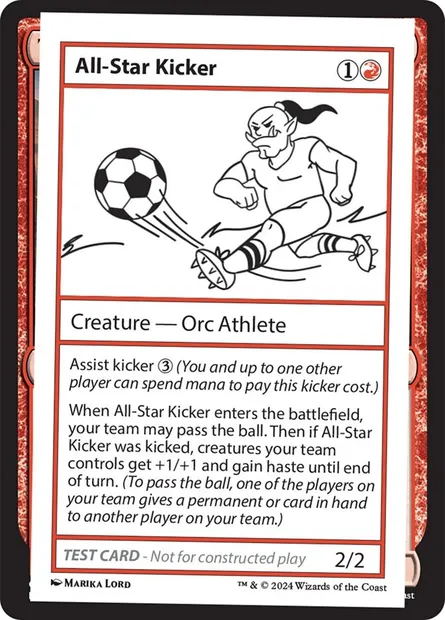 All-Star Kicker, carte Magic MB2 557 — extension Mystery Booster 2